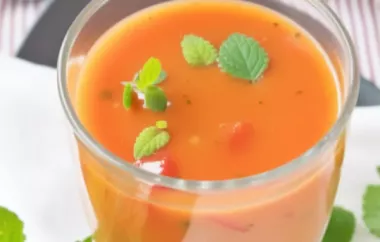 Eine leckere und einfache Tomatensuppe für kalte Tage