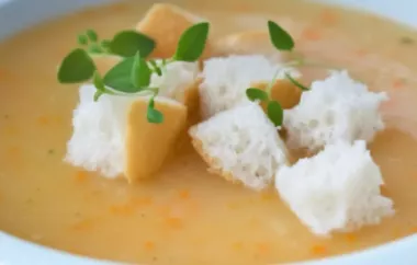 Eine leckere und gesunde Karotten-Ingwer Cremesuppe ohne Schlagobers