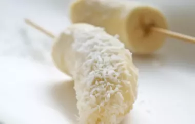 Eine süße Leckerei für Bananenliebhaber