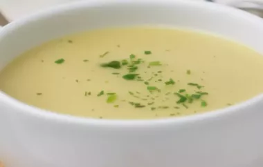 Einfache und leckere Grießsuppe