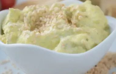 Einfaches und gesundes Rezept für Avocado-Sesam-Paste