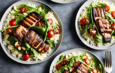 Enten-Reis-Salat mit süßem Ingwerdressing