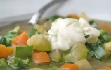 Erbsenminestrone - Leckere Suppe aus Erbsen und Gemüse