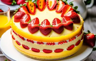 Erdbeer-Maracuja-Torte: Eine fruchtige Versuchung