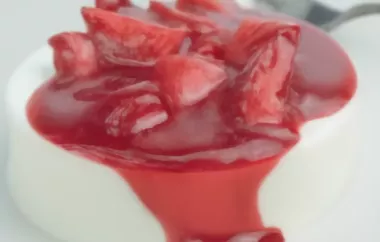 Erdbeer Panna Cotta - Ein fruchtig-cremiges Dessert