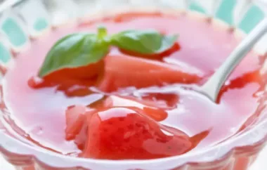 Erdbeer-Ragout - Ein fruchtig-süßes Dessert