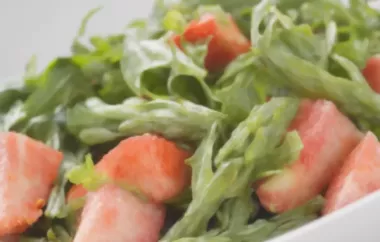 Erdbeer-Spargel-Salat - Frühlingsfrische Köstlichkeit!