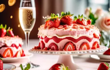 Erdbeer-Torte mit Champagner