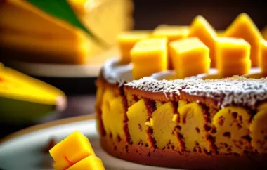 Erfrischende Mango-Ingwer-Torte für besondere Anlässe