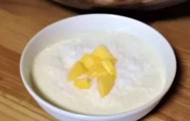 Erfrischende Mango Mascarpone Creme mit fruchtiger Note