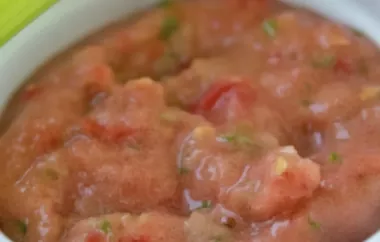 Erfrischende Sommer-Suppe: Basische Tomaten-Kaltschale