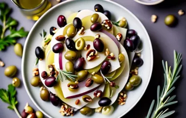 Erfrischender Birnensalat mit knackigen Walnüssen und saftigen Oliven