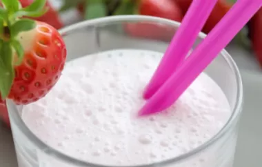 Erfrischender Erdbeer-Smoothie