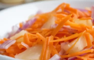 Erfrischender Karottensalat mit Zitronendressing