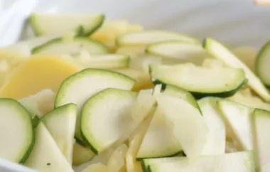 Erfrischender Kartoffel-Zucchini-Salat mit Joghurt-Dressing