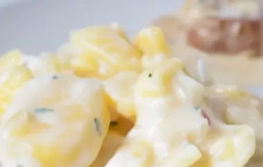 Erfrischender Kartoffelsalat mit Joghurtdressing