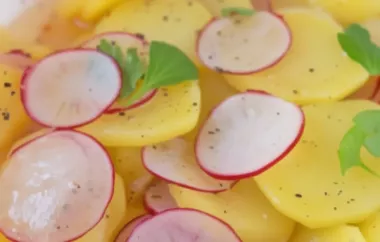 Erfrischender Kartoffelsalat mit Radieschen