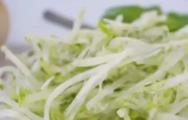 Erfrischender Kohlrabi-Gurken-Salat