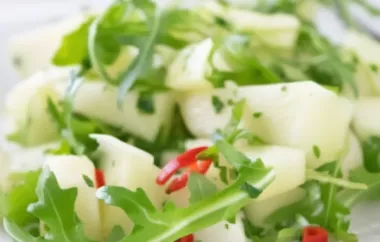 Erfrischender Melonen-Rucola-Salat mit Feta und Minze