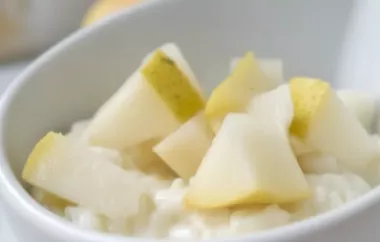 Erfrischender Snack: Joghurt mit Reisflocken