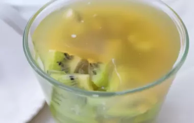 Erfrischendes Apfel-Kiwi-Gelee mit fruchtigem Geschmack