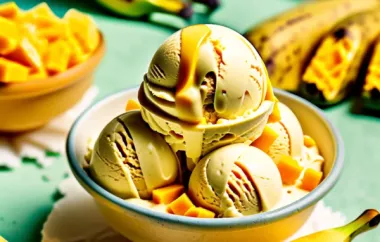 Erfrischendes Bananen-Mango-Eis selber machen