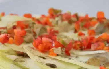 Erfrischendes Carpaccio vom Kohlrabi