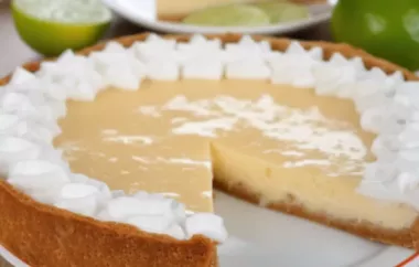 Erfrischendes Key Lime Pie Rezept mit knusprigem Boden und cremiger Füllung