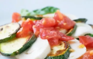 Erfrischendes Sommerrezept: Mozzarella mit selbstgemachter Tomatensalsa