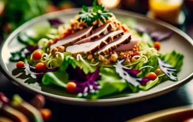Exotischer Hühnersalat - Ein frischer und gesunder Salat für den Sommer