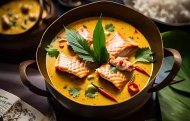 Fischcurry Phang Nah - Ein leckeres thailändisches Gericht