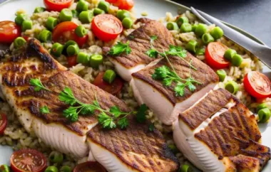 Fischfilet mit Paprikabutter - Ein köstliches, einfaches Rezept