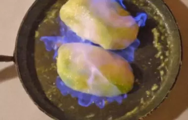 Flambierte Mangos