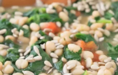 Französische Bohnensuppe mit Spinat - Ein gesundes und nahrhaftes Gericht