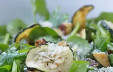 Frischer Vogerlsalat trifft auf knusprig gebratene Zucchini
