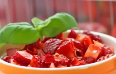 Fruchtig-scharfer Erdbeer-Chili-Dip für besondere Anlässe