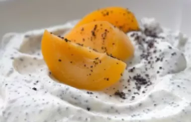 Fruchtige Orangen-Mohn-Creme mit einem Hauch von Vanille und Zitrone