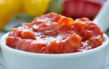 Fruchtige Paprika Salsa - perfekt als Dip oder Beilage