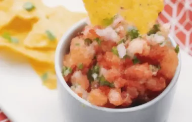Fruchtige Tomaten-Salsa: Einfaches Rezept für selbstgemachte mexikanische Salsa
