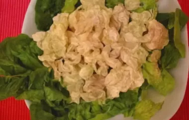 Fruchtiger Hähnchensalat mit Currydressing
