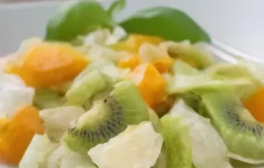 Fruchtiger Mango-Kiwi-Salat