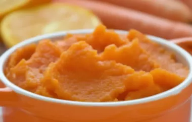 Fruchtiges Karotten-Orangen-Püree - Ein frisches und gesundes Rezept