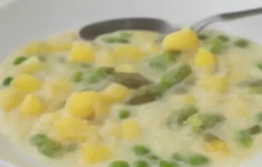 Frühlingssuppe mit Spargel - Eine köstliche und erfrischende Suppe für den Frühling