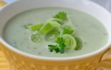 Frühlingszwiebelsuppe - eine leichte und aromatische Suppe für den Frühling