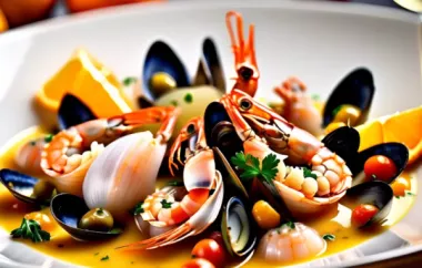 Frutti di Mare in einer köstlichen Weißwein-Orangen-Sauce