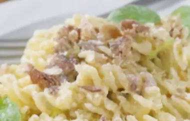 Fusilli mit Walnüssen und Speck