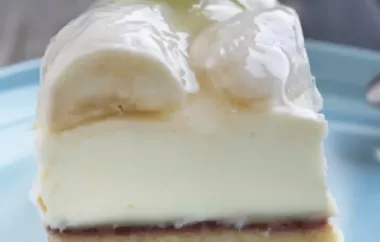 Gebackene Bananenschnitten - Ein leckeres Dessert ohne Schokolade