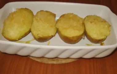 Gebackene Kartoffeln mit Schinken