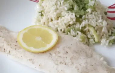 Gebackener Folienfisch mit Zucchini-Reis