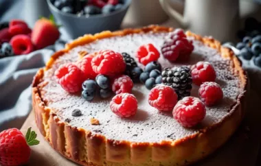 Gedeckter Rhabarberkuchen: saftig, fruchtig und einfach lecker